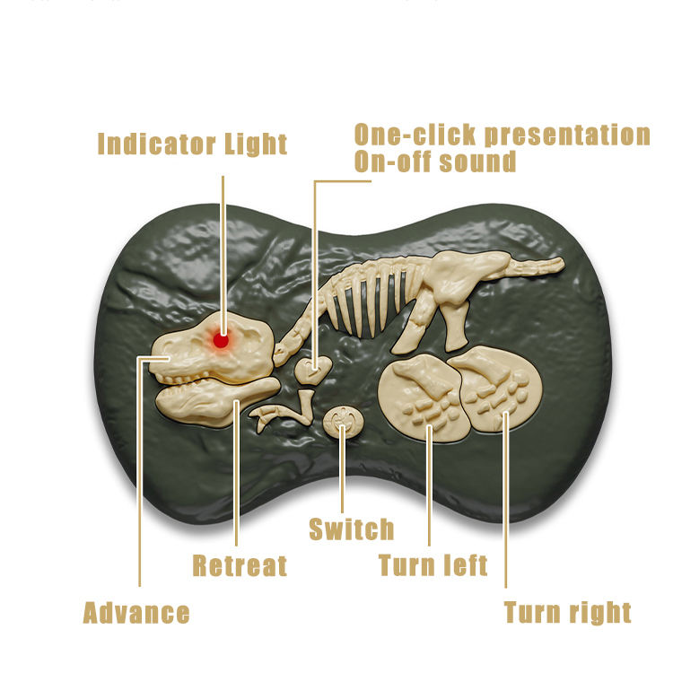 Raptor Runner – 6‑Channel Remote Control Dinosaur