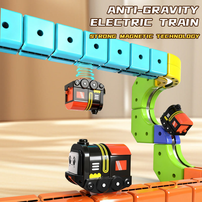 DIY Magnetic Track Cube Set – USB Rechargeable Magnetic Train Toy for Kids (Ages 3+)