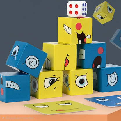 Face‑Changing Battle Cubes – 2‑Player Expression Matching Game