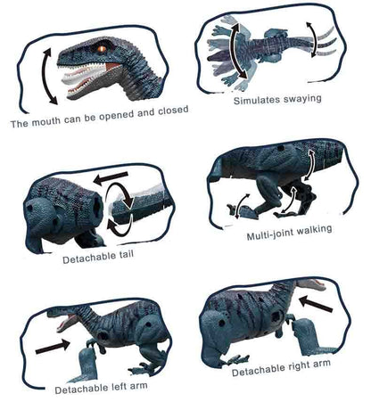 Raptor Runner – 6‑Channel Remote Control Dinosaur